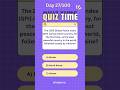Quiz of the day | Day 27/100 #quiz #mindbendingquiz #currentaffairs