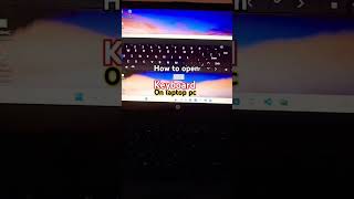 How to open keyboard on laptop PC #shortcutkeys #Osk command #ytshorts #virtual keyboard  #viral