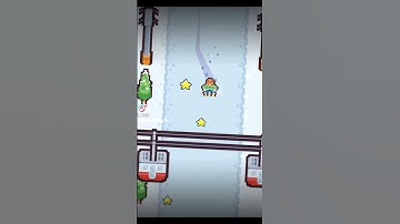 The Little Skier #gamedev #pixelart #indiedev #indiegame #GodotEngine #IndieGame #gamedev #shorts #c