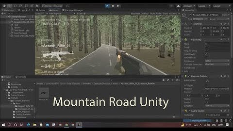 Mountain Road. How To Make Mountain Road In Unity Engine...Quick And Easy Mountain Road In Unity.