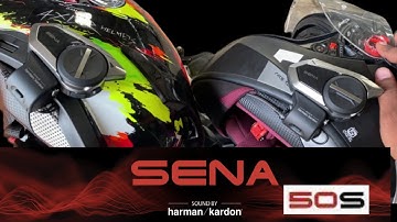 Unboxing and installing SENA 50S | Bluetooth INTERCOMM | MESH | MUSIC | CALLS |