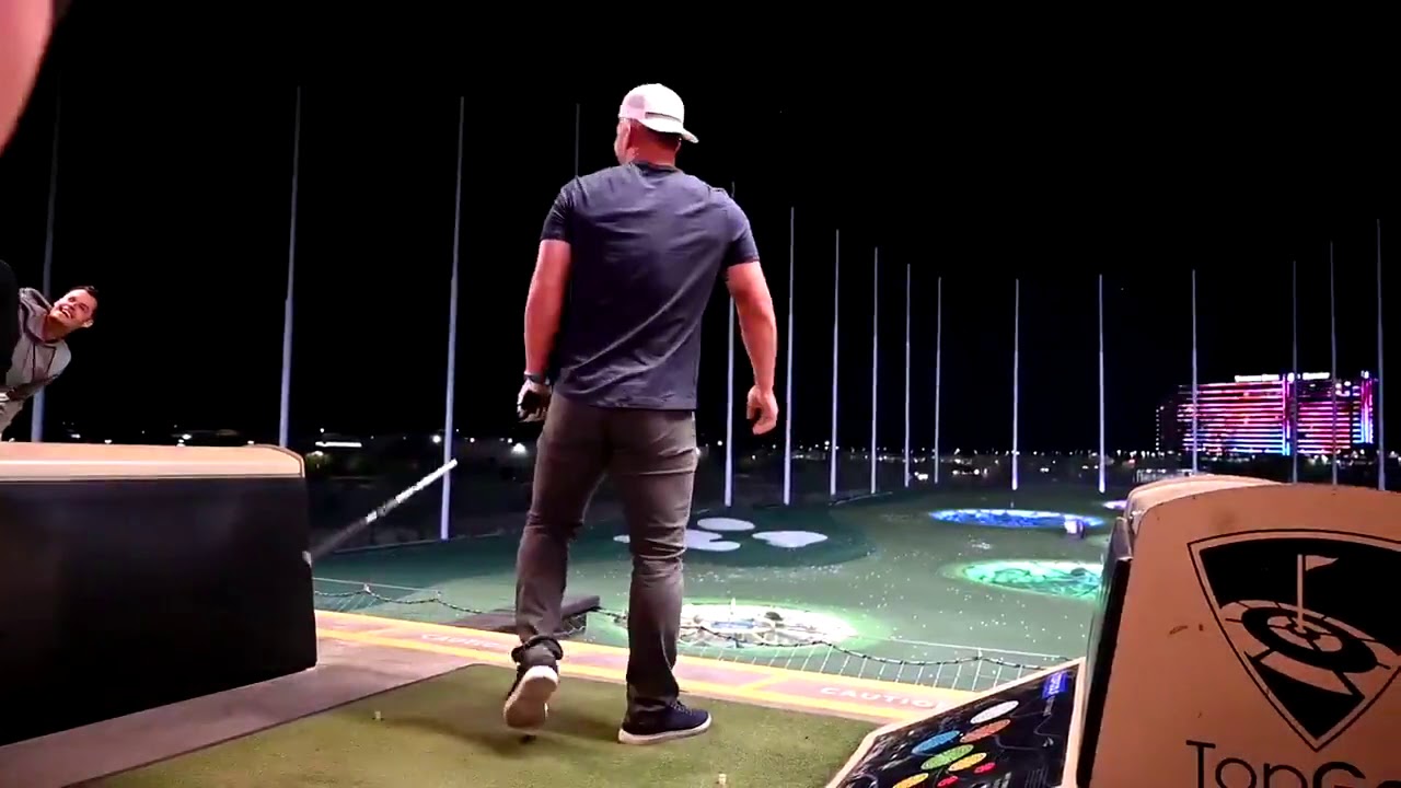 MIKE TROUT JUST SMOTHERED THAT GOLF BALL YouTube