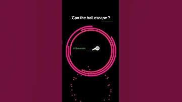 Guess the melody 🎧😄 Can the ball bounce and escape ?😳 #bouncingball #satisfyingvideo