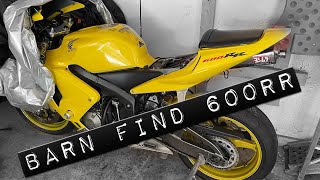 Will it start? Neglected 2003 Honda CBR 600rr cold start Yoshimura Slip on Sportbike Crotch Rocket