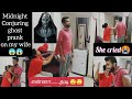 Scary Midnight Ghost Prank on my wife | Sorry Mahi | Adi and Mahi