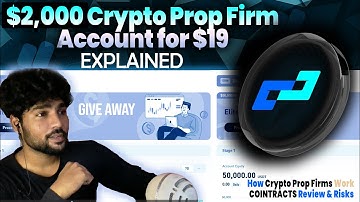 $2,000 Crypto Prop Firm Account for $19 – Cointracts Explained! 