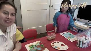 Rain & Lian Doing their HOMEWORK | Julia Lopez Halili