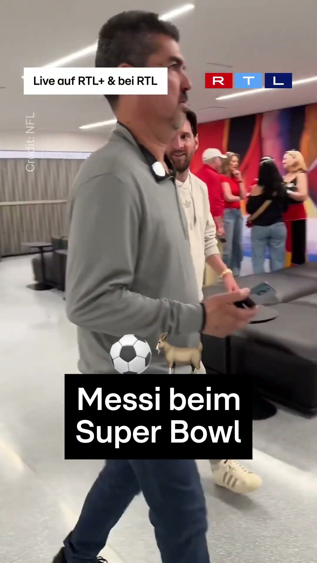 Lionel Messi beim Super Bowl ??⚽