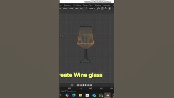 How To Make Wine Glass In blender 2025 #blender #blender3d #tutorial #3danimation