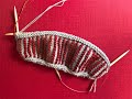Bag: Transition bottom &amp; body using two circular needles - Technik 107