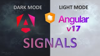 Angular v17 using Signals & Angular Material to apply Dark and Light Mode | Angular Theming screenshot 3