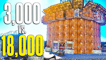 3000 Hour Clan vs. 18,000 HOUR CLAN - Rust Raid Cam