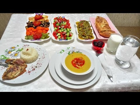 PRATİK İFTAR MENÜSÜ ⬆️ İFTARA 1 SAATTE 6 ÇEŞİT YEMEK TARİFİ ⬆️ İFTARA KOLAY ANA YEMEK TARİFLERİ