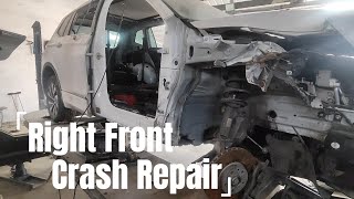 Right Front Crash Repair#mechanic #repair #restoration