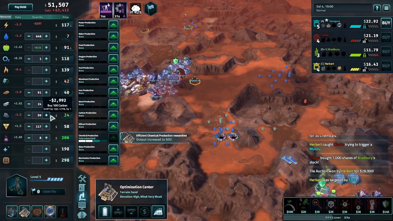 tips for offworld trading company