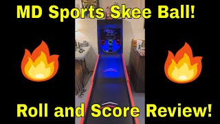 MD Sports Roll and Score Skee Ball Machine Review and Unboxing! How to Setup Skee Ball Machine! screenshot 4