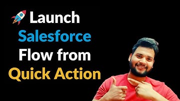 How to use Flow in Quick Action to Update records in Salesforce | Screen Flow | Salesforce