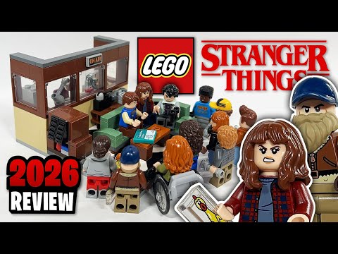 YouTube thumbnail: LEGO Stranger Things: WSQK Radio Station (40891) - 2026 Set Review