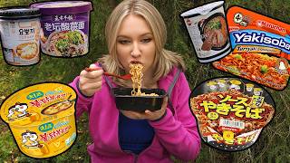 6 Ramen Flavors Nearly Destroyed Me 🤯🔥 Mukbang Challenge