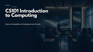 Introduction to Computing Lecture 1 | History of Computers | Charles Babbage & Ada Lovelace