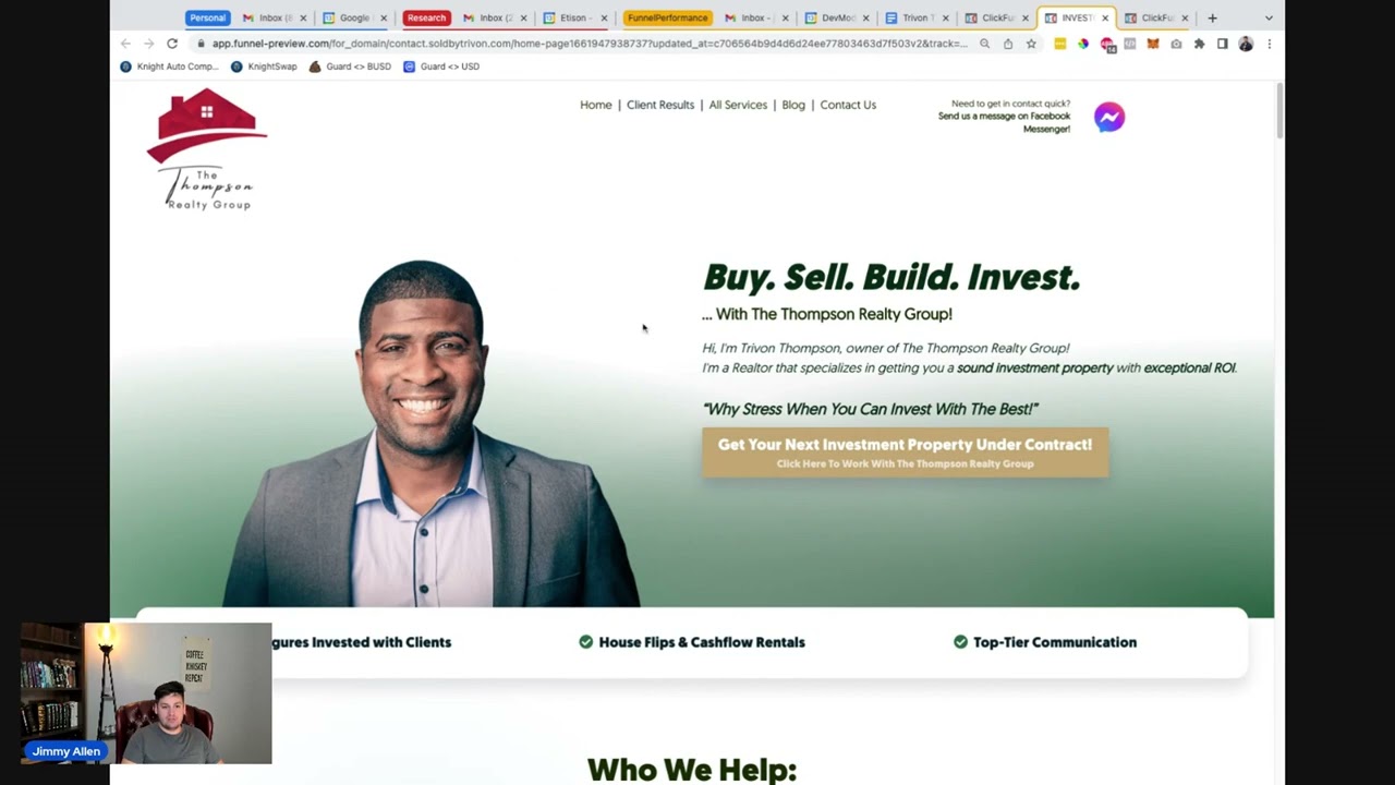 ClickFunnels 2.0 Migration pt. 1 - Migrating a Real Estate Home Page across platforms! ⚙️ 🔧  💥