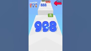 Rank up number master evolution run 🚨 252 #shorts #numbermaster #numberrun #funnyvideo #kanchan087