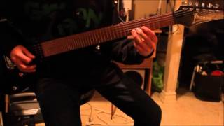 Microtonal Guitar Playthrough (Mathcore/Grind)
