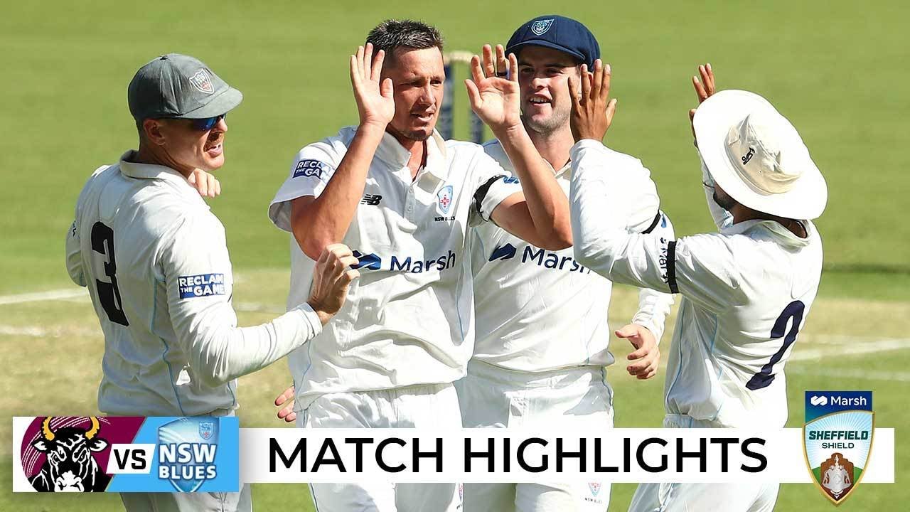 Twelve wickets fall as bowlers dominate day one at the Gabba | Sheffield Shield 2021-22