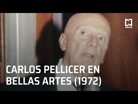 Carlos Pellicer En Bellas Artes (1972)