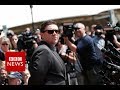 'Unite the Right' organiser Jason Kessler chased away by protesters - BBC News