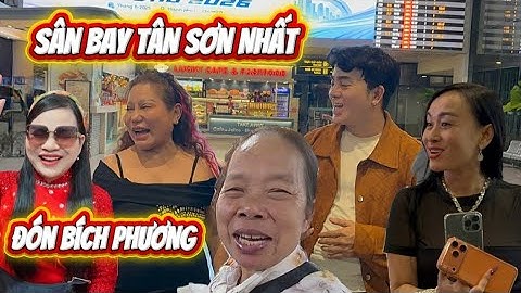 Kim Thoa Thai Hoang-zus Linh heeft Bich Phuong opgehaald op de luchthaven Tan Son Nhat, zo blij