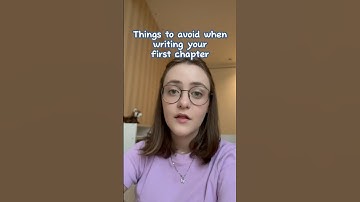 things to avoid when writing your first chapter!! #writing #writingtips #author #authortube