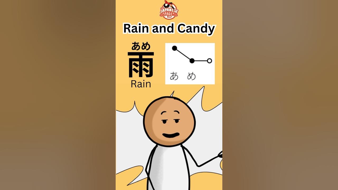 How to pronounce rain and candy in Japanese japanesepronunciation 