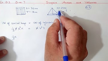 Chapter:13 Ex.13.3 (Q.7) Surface Areas and Volumes | Ncert Maths Class 10 | Cbse.