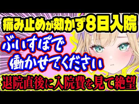 痛み止めが効かず8日間入院…“病名がつかない持病”と戦っていたのあ、退院直後に入院費を見て「ぶいすぽで働かせてください」と千尋化する【ぶいすぽ切り抜き/胡桃のあ】【雑談】