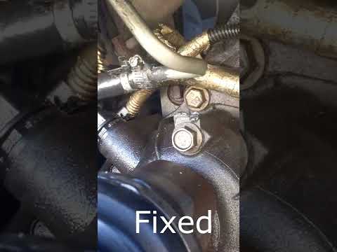 Устранение течи в трубопроводе гидроусилителя руля (шланг низкого давления) #короткий