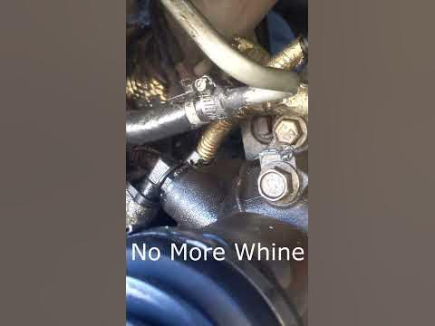 Power Steering line leak FIX (Low pressure hose) #short - YouTube