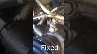 Power Steering line leak FIX (Low pressure hose) #short