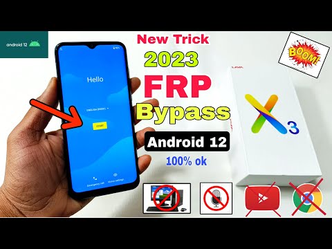 Lava X3 FRP Bypass Android 12 Update | Lava X3 (LZG404) Google Account Bypass Without Pc | 100% Ok |