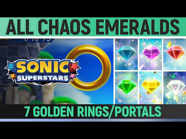 Sonic Superstars Chaos Emerald locations