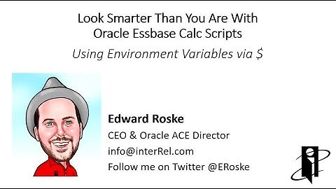 Using Environment Variables in Essbase via $