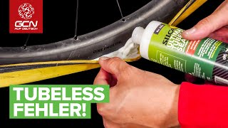 Die 6 häufigsten Fehler bei der Tubeless-Montage