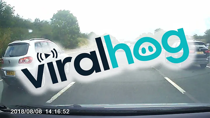 Dashcam Captures Crash Involving Car and Semi-Truck || ViralHog