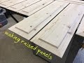 Making raised panels on the table saw. Making raised panels on the table saw.