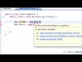 Learn Java Tutorial 1.7- Creating Constructors in Java