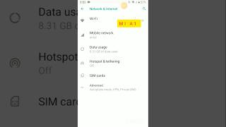 Wow To Mi A1 Network Problem