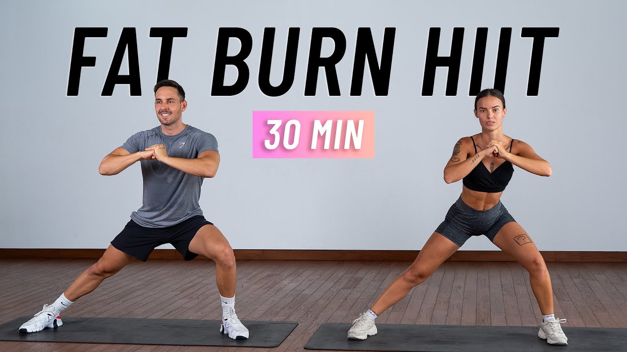 30 MIN FULL BODY CARDIO HIIT Workout For Fat Burn At Home No Equipment 