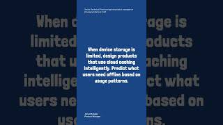 Founders: Implement smart cloud caching that predicts what users need offline based on usage pa