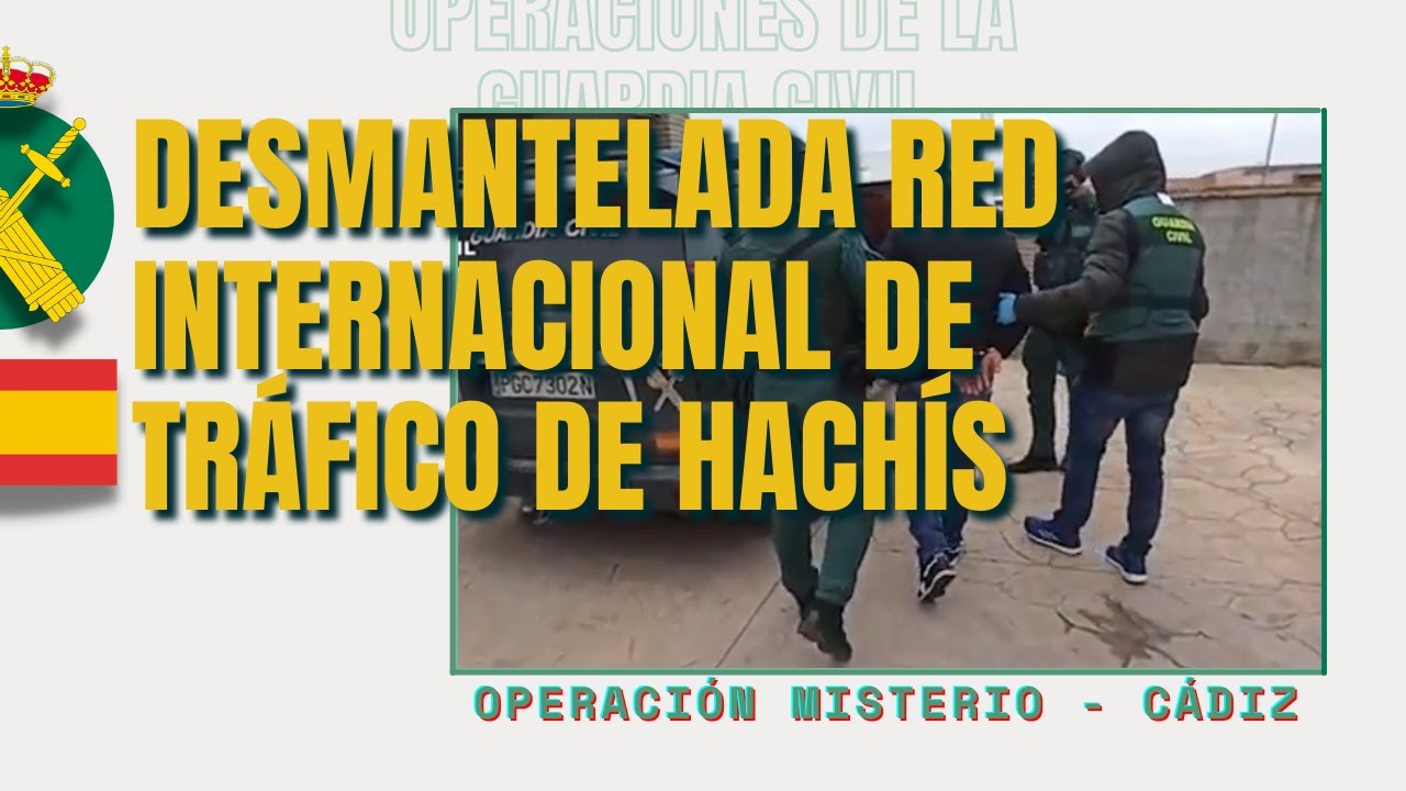Operación Misterio Desmantelada red internacional de tráfico de hachís en las costas de Cádiz