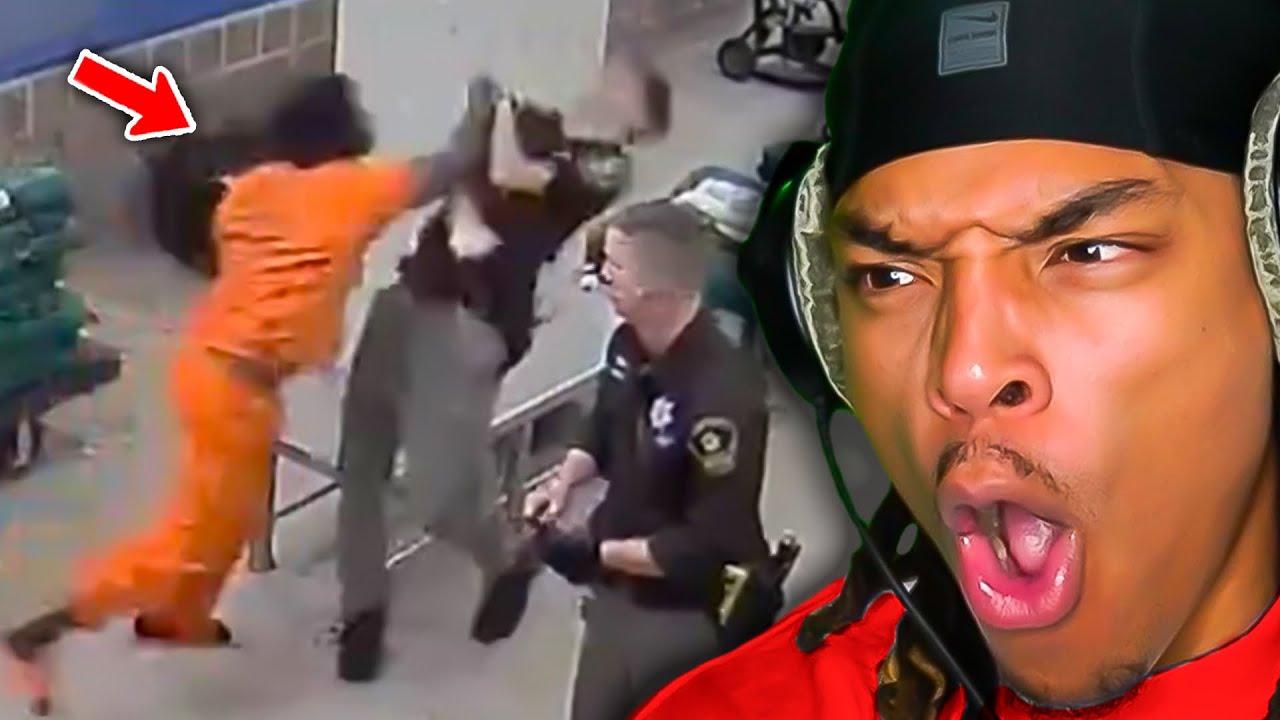 Полицейский ввязывается в драку с заключенными и мгновенно жалеет об этом